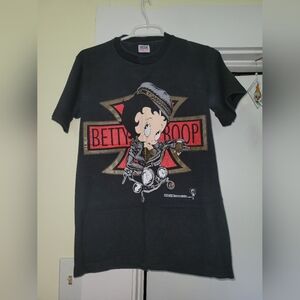 Vintage Betty Boop Black Short Sleeve Tee